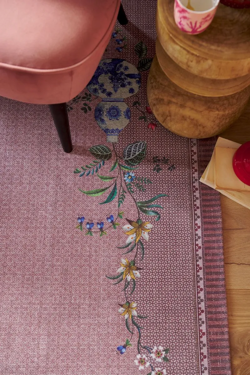 Pip Studio Rechteckige Teppiche|Teppich Jolie by Pip Vintage Rosa