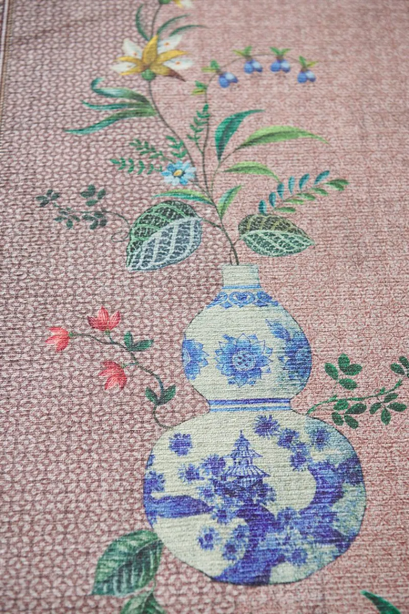 Pip Studio Rechteckige Teppiche|Teppich Jolie by Pip Vintage Rosa
