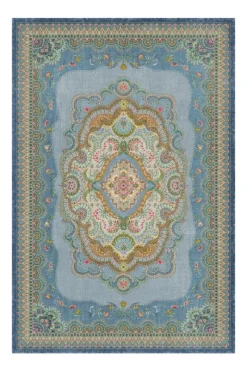 Pip Studio Rechteckige Teppiche|Teppich Majorelle by Pip Blau