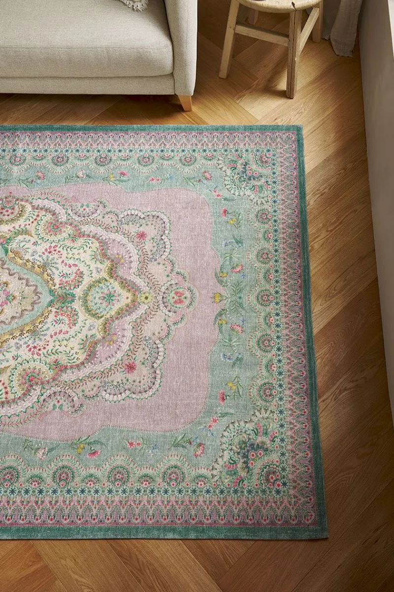 Pip Studio Rechteckige Teppiche|Teppich Majorelle by Pip Lila/ Grün