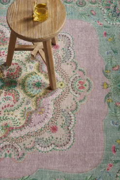 Pip Studio Rechteckige Teppiche|Teppich Majorelle by Pip Lila/ Grün