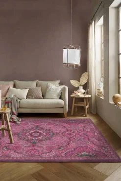 Pip Studio Rechteckige Teppiche|Teppich Moon Delight by Pip Dunkel Rosa