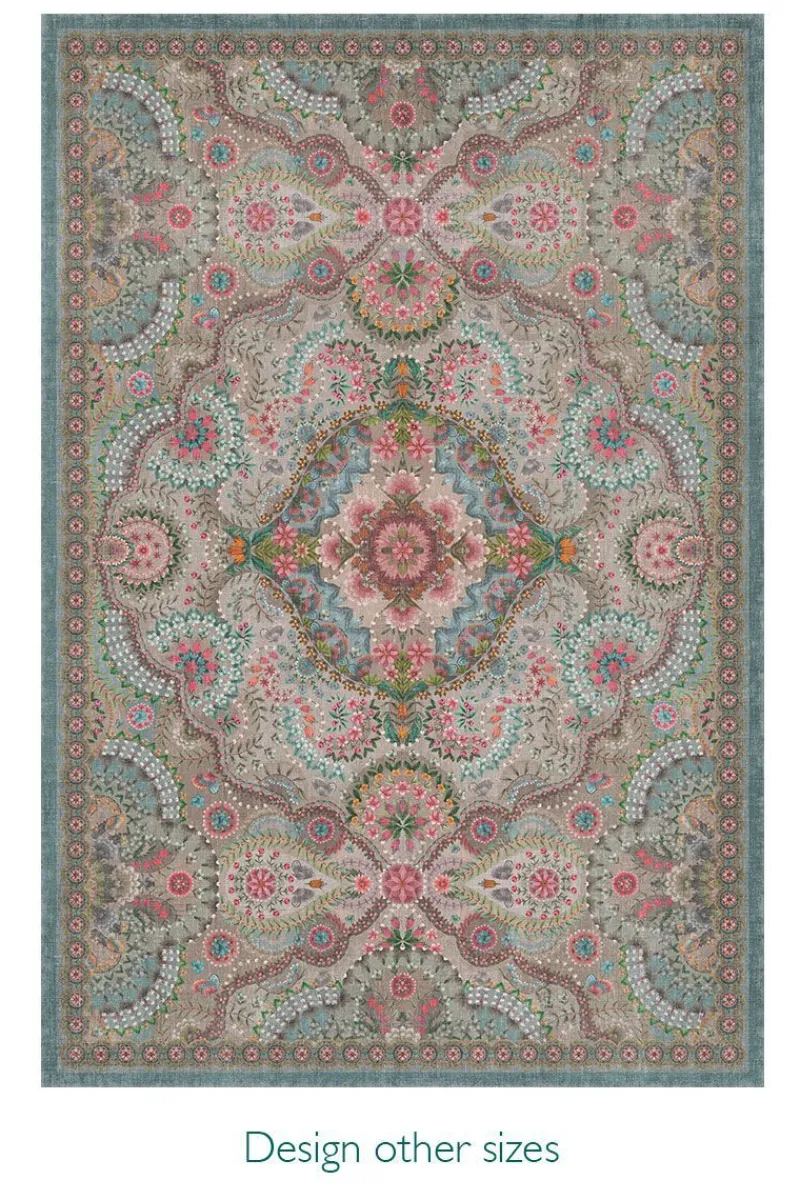Pip Studio Rechteckige Teppiche|Teppich Moon Delight by Pip Hell Khaki