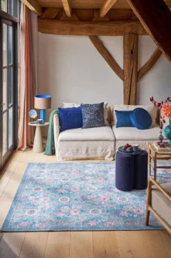 Pip Studio Rechteckige Teppiche|Teppich Ornamento by Pip Blau