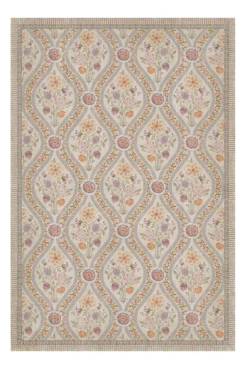 Pip Studio Rechteckige Teppiche|Teppich Ornamento by Pip Gebrochen Weiss Weiß
