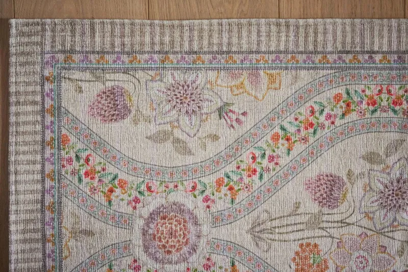Pip Studio Rechteckige Teppiche|Teppich Ornamento by Pip Gebrochen Weiss Weiß
