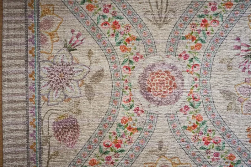 Pip Studio Rechteckige Teppiche|Teppich Ornamento by Pip Gebrochen Weiss Weiß