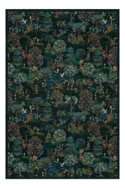 Pip Studio Rechteckige Teppiche|Teppich Pip Garden Dunkelblau