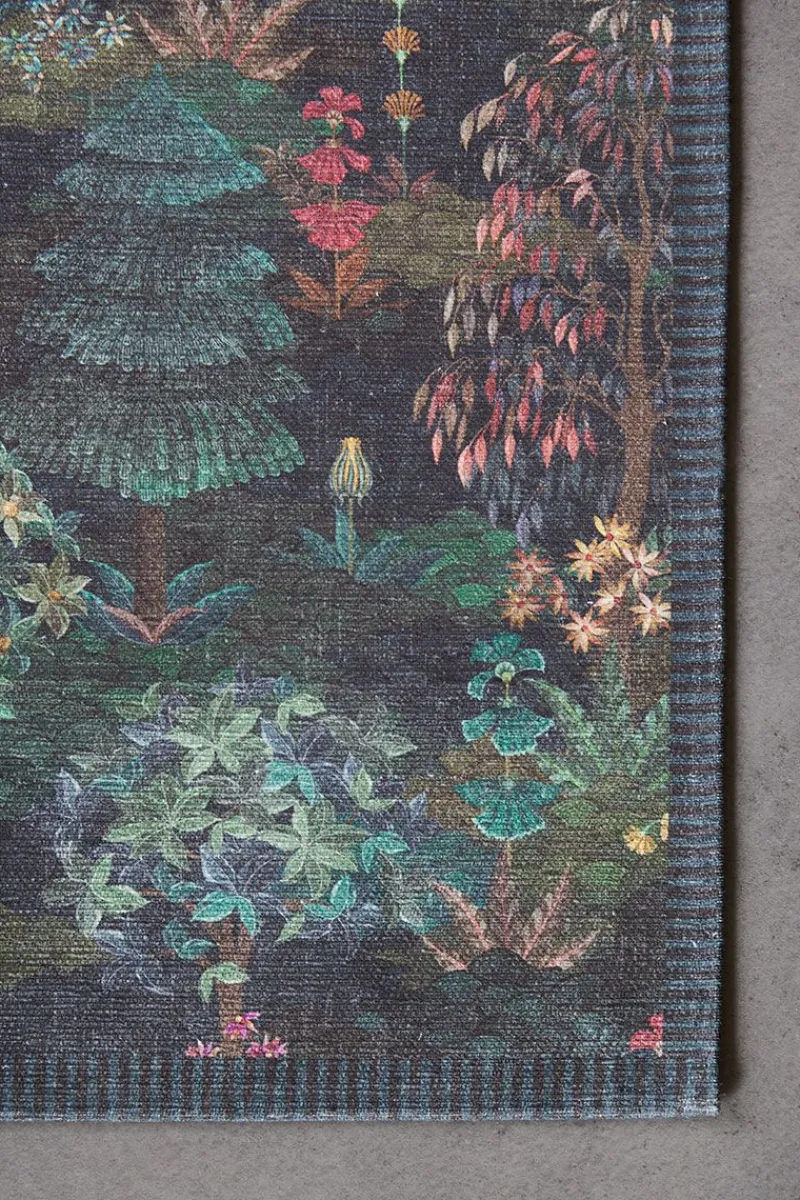 Pip Studio Rechteckige Teppiche|Teppich Pip Garden Dunkelblau