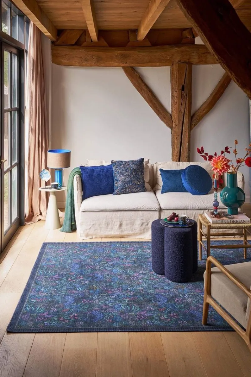 Pip Studio Rechteckige Teppiche|Teppich Querida by Pip Dunkelblau