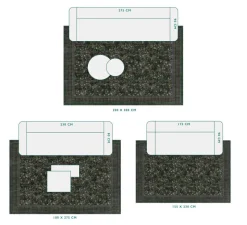 Pip Studio Rechteckige Teppiche|Teppich Tutti i Fiori by Pip Grün