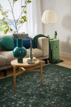 Pip Studio Rechteckige Teppiche|Teppich Tutti i Fiori by Pip Grün