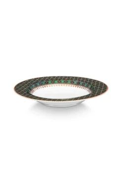 Pip Studio Tiefe Teller|Tiefer Teller Clover Grün 21.5cm