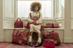 Pip Studio Taschen|Wochenendtaschen|Tilda Tragetasche Flores Felices Rot