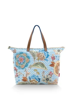 Pip Studio Taschen|Wochenendtaschen|Tilda Tragetasche Gross Hakuna Blau