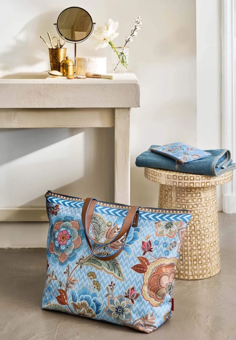 Pip Studio Taschen|Wochenendtaschen|Tilda Tragetasche Gross Hakuna Blau