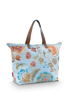 Pip Studio Taschen|Wochenendtaschen|Tilda Tragetasche Gross Hakuna Blau