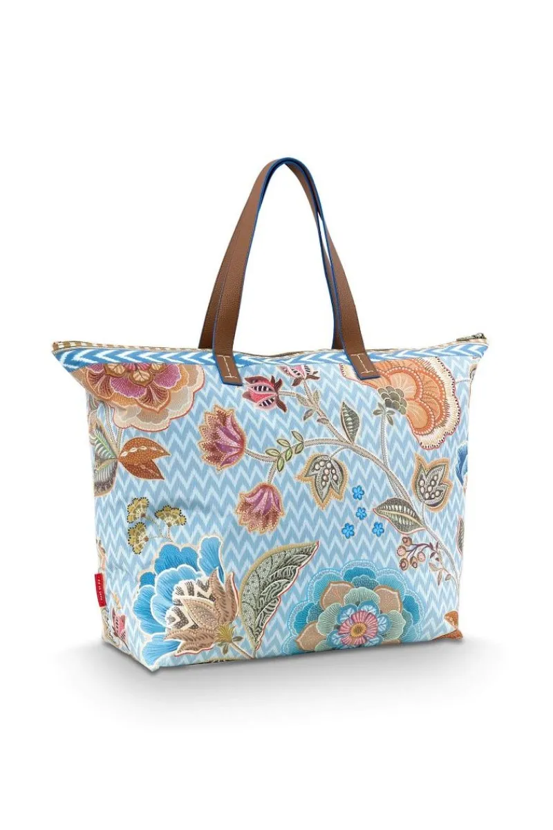 Pip Studio Taschen|Wochenendtaschen|Tilda Tragetasche Gross Hakuna Blau