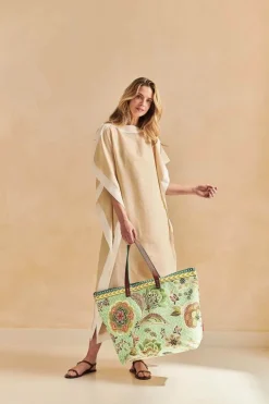 Pip Studio Taschen|Wochenendtaschen|Tilda Tragetasche Gross Hakuna Grün