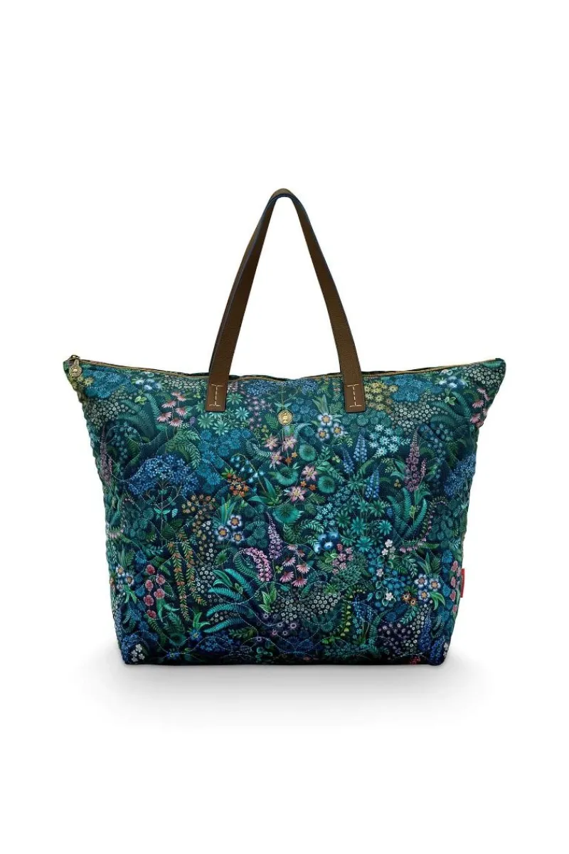 Pip Studio Taschen|Wochenendtaschen|Tilda Tragetasche Querida Dunkel Blau