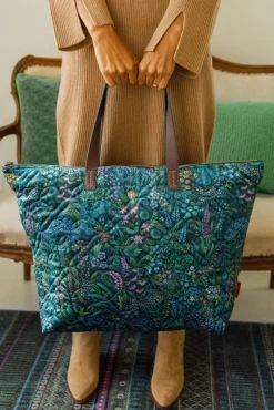 Pip Studio Taschen|Wochenendtaschen|Tilda Tragetasche Querida Dunkel Blau