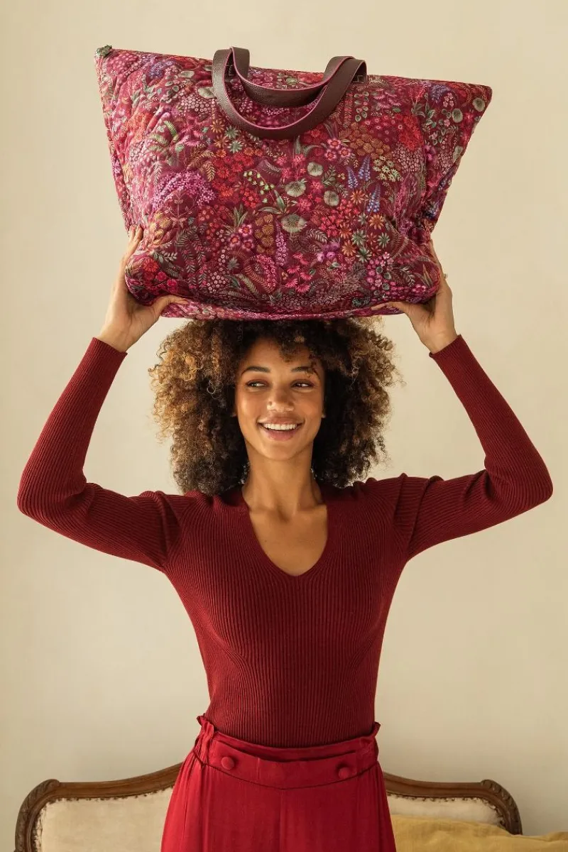 Pip Studio Taschen|Wochenendtaschen|Tilda Tragetasche Querida Rot