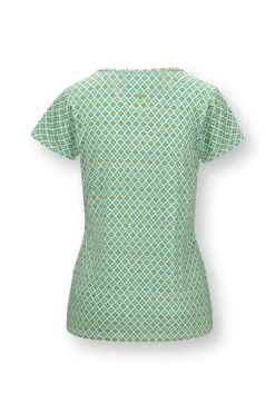Pip Studio Tops|Shirts Mit Kurzen Ärmeln|Tilly Top Kurze Ärmeln Mojo Grün
