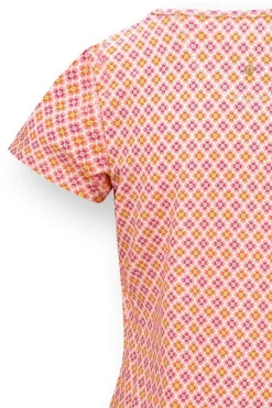 Pip Studio Tops|Shirts Mit Kurzen Ärmeln|Tilly Top Kurze Ärmeln Mojo Rosa