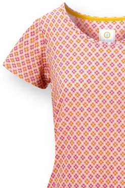 Pip Studio Tops|Shirts Mit Kurzen Ärmeln|Tilly Top Kurze Ärmeln Mojo Rosa