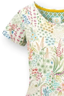 Pip Studio Tops|Shirts Mit Kurzen Ärmeln|Tilly Top Kurze Ärmeln Querida Weiss