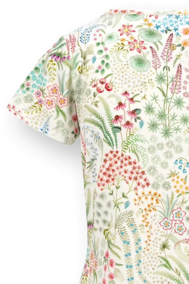 Pip Studio Tops|Shirts Mit Kurzen Ärmeln|Tilly Top Kurze Ärmeln Querida Weiss