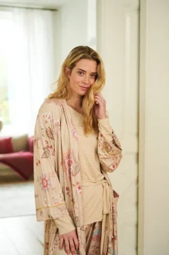 Pip Studio Tops|Tops Mit Langen Ärmeln|Timberly Top Lange Ärmeln Little Sumo Stripe Sand