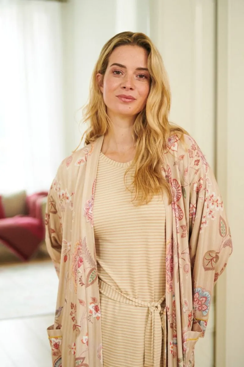 Pip Studio Tops|Tops Mit Langen Ärmeln|Timberly Top Lange Ärmeln Little Sumo Stripe Sand