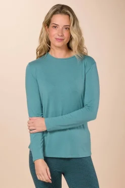 Pip Studio Tops|Tops Mit Langen Ärmeln|Tom Top Lange Ärmeln Melee Solid Hell Grün