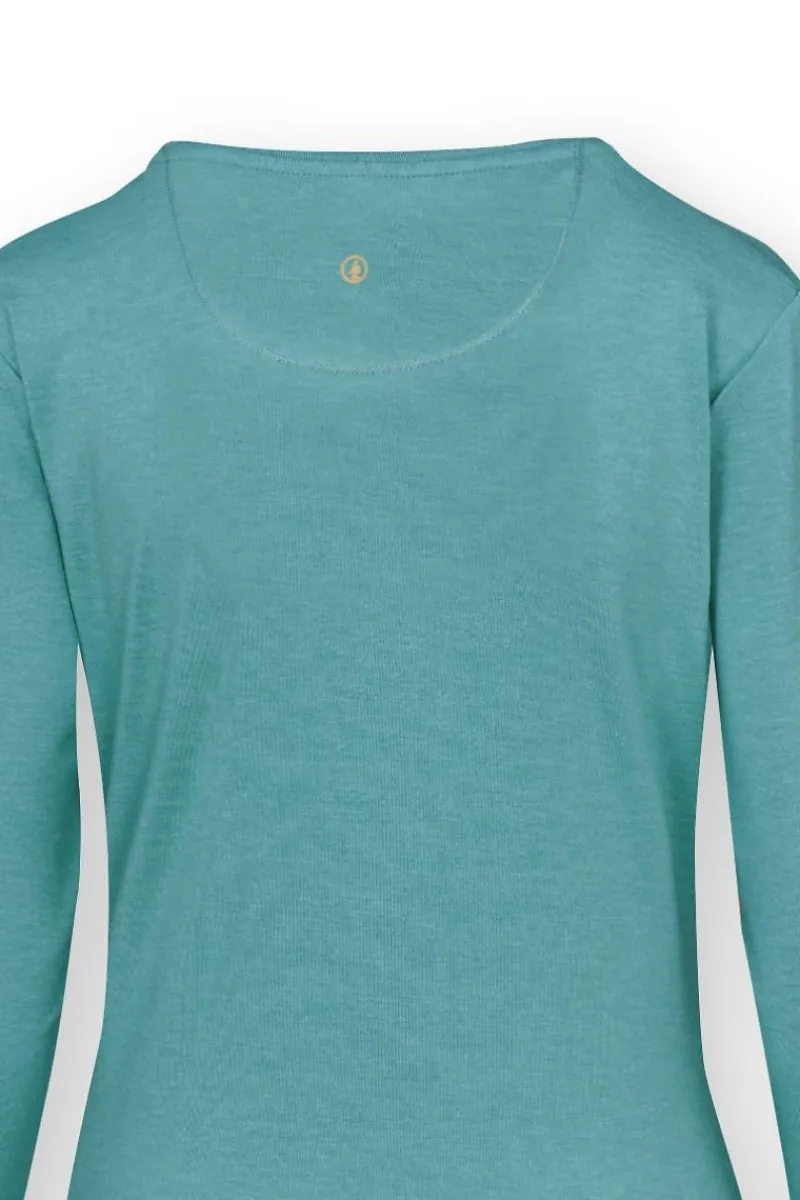Pip Studio Tops|Tops Mit Langen Ärmeln|Tom Top Lange Ärmeln Melee Solid Hell Grün