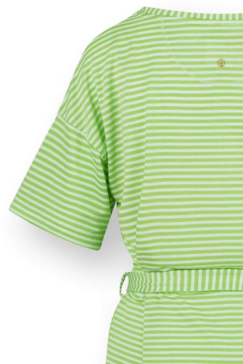 Pip Studio Tops|Shirts Mit Kurzen Ärmeln|Tonya Top Kurze Ärmeln Little Sumo Stripe Grün