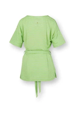 Pip Studio Tops|Shirts Mit Kurzen Ärmeln|Tonya Top Kurze Ärmeln Little Sumo Stripe Grün