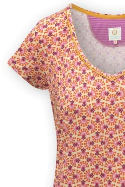 Pip Studio Shirts Mit Kurzen Ärmeln|Top Kurze Ärmeln Verano Lila