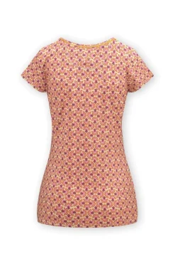 Pip Studio Shirts Mit Kurzen Ärmeln|Top Kurze Ärmeln Verano Lila