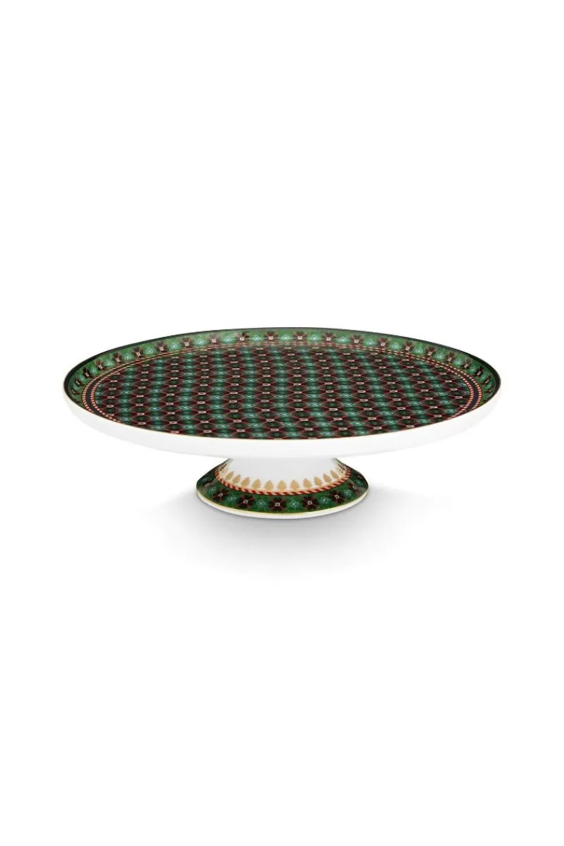 Pip Studio Tortenteller|Tortenteller Klein Clover Grün 21cm