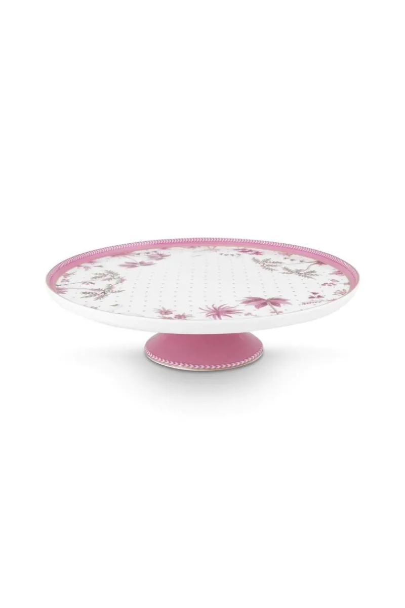 Pip Studio Tortenteller|Tortenteller Klein Jolie Punkte Gold Rosa