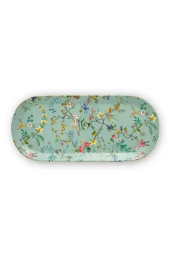Pip Studio Tortenteller|Tortenteller Rechteckig Jolie Blumen Blau