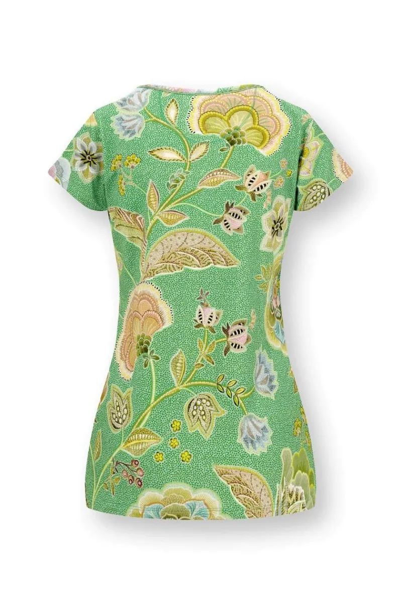 Pip Studio Strandmode|Tops|Toy Top Kurze Ärmeln Matata Grün