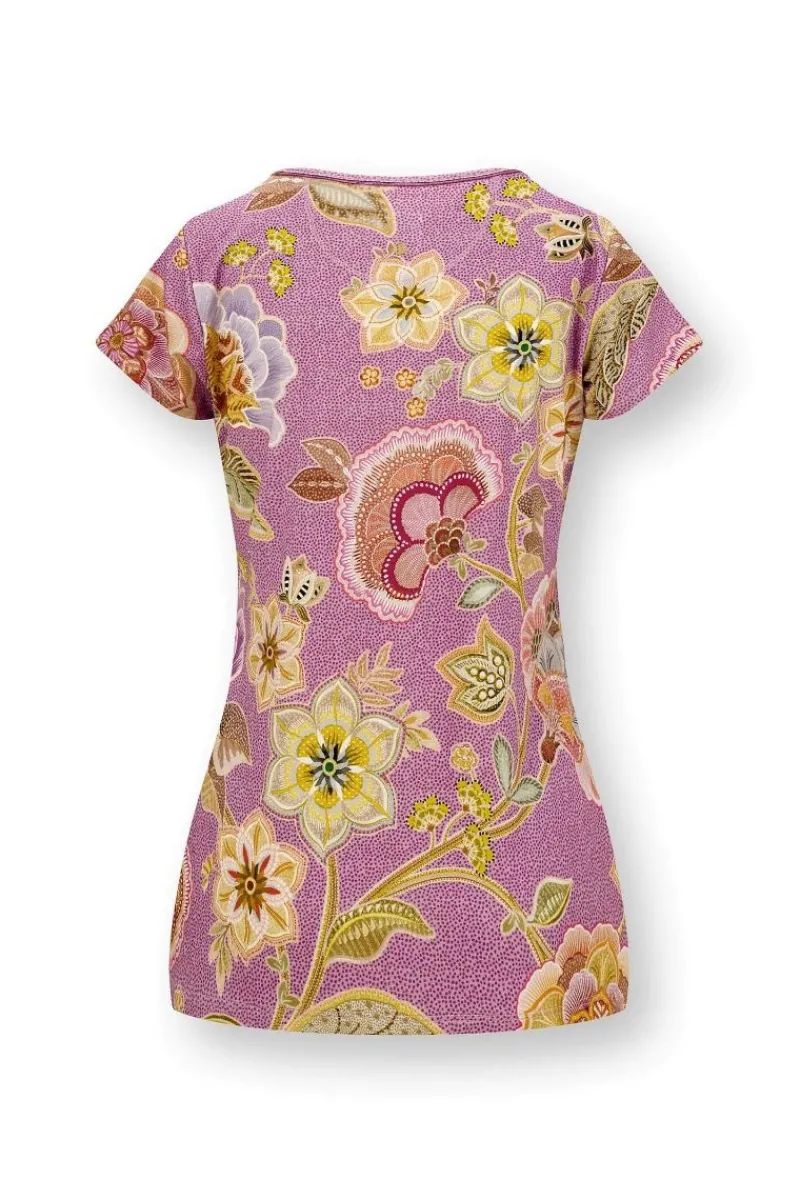 Pip Studio Strandmode|Tops|Toy Top Kurze Ärmeln Matata Lila Violett