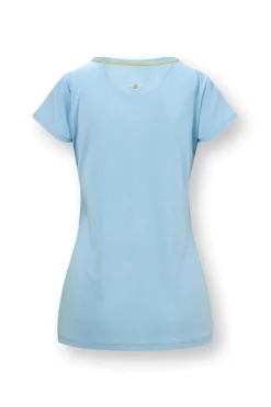 Pip Studio Strandmode|Tops|Toy Top Kurze Ärmeln Solid Blau