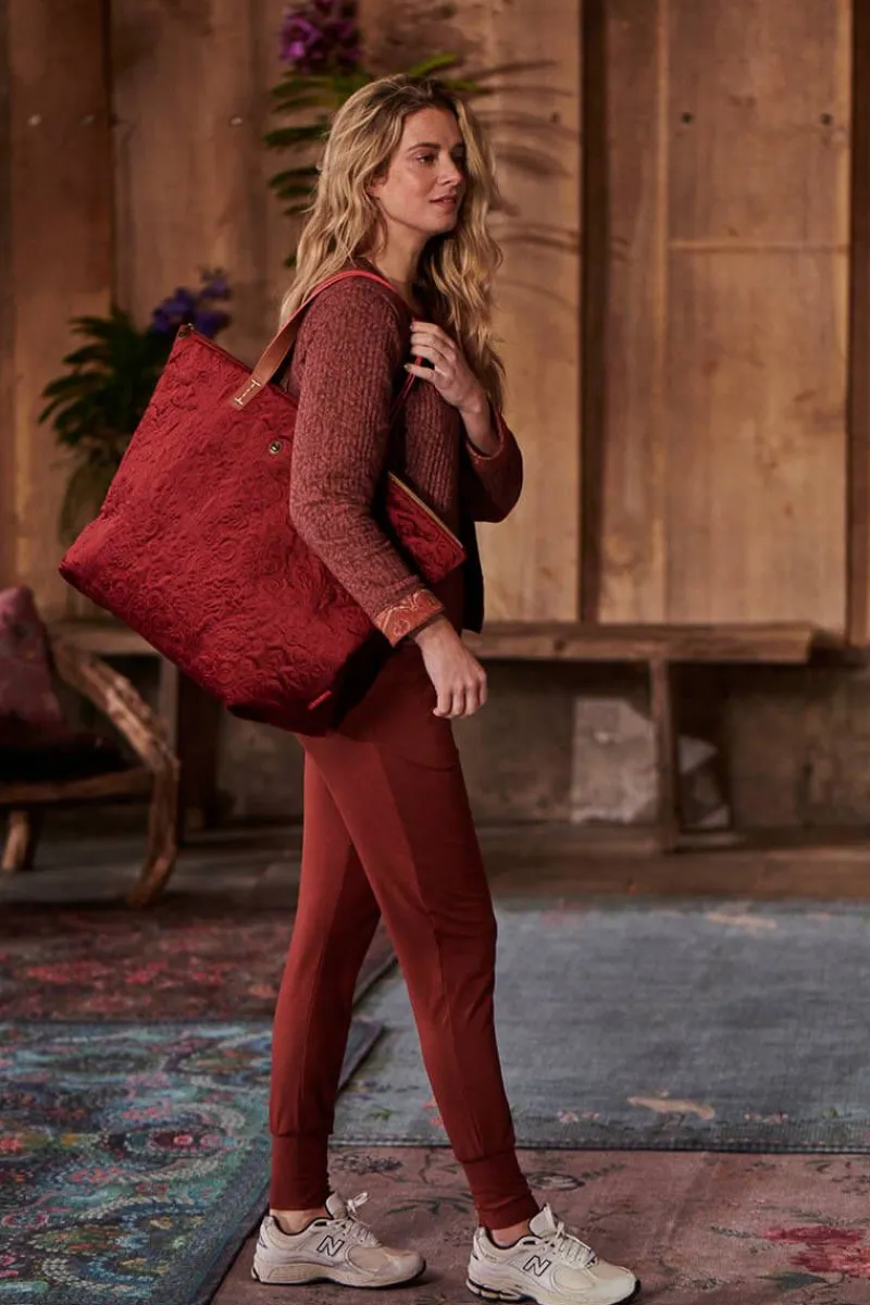 Pip Studio Taschen|Wochenendtaschen|Tragetasche Samt Quiltey Days Rot