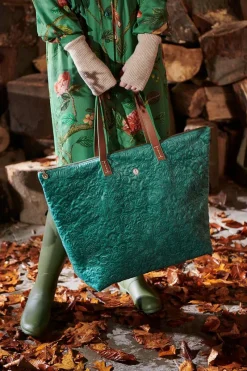 Pip Studio Taschen|Wochenendtaschen|Tragetasche Samt Quiltey Days Grün