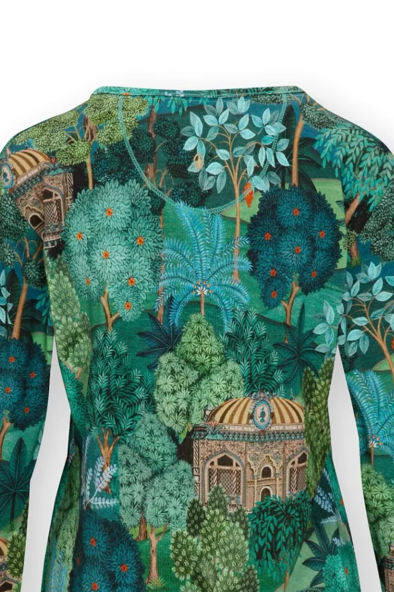 Pip Studio Tops|Tops Mit Langen Ärmeln|Trice Top Lange Ärmeln Jardin de Noche Blau