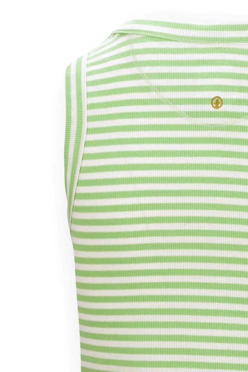 Pip Studio Tops|Trinity Ärmellos Top Little Sumo Stripe Grün