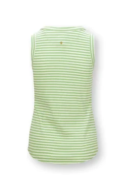 Pip Studio Tops|Trinity Ärmellos Top Little Sumo Stripe Grün